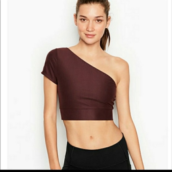 Victoria's Secret Tops - VSX SPORTS one shoulder Crop Top NWT